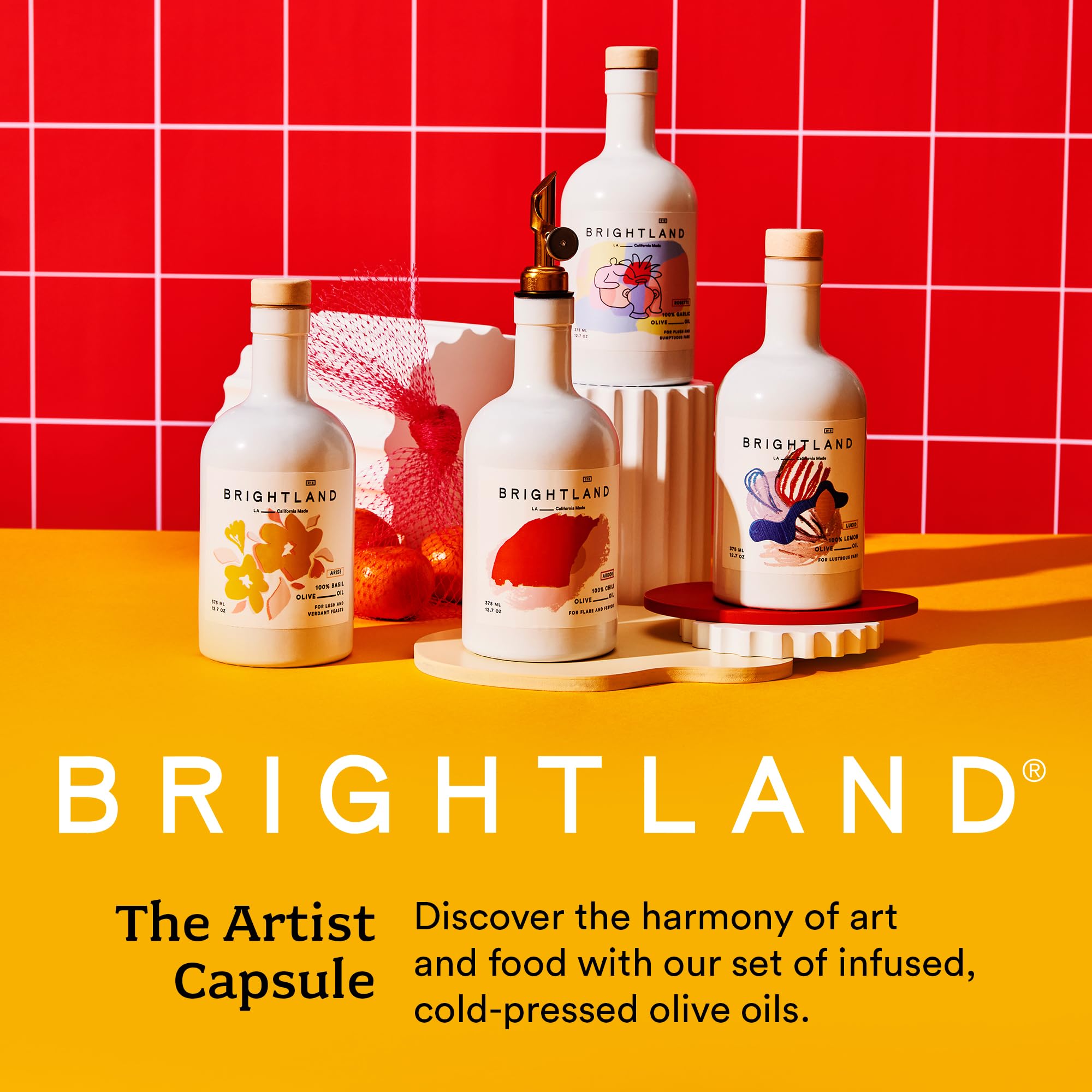 Amazon.com : Brightland Infused Olive Oils, The Artist Capsule